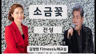 소금꽃- 진성- 김정현 Fitness 노래교실 - Cm, Bm, Gm(남자키)