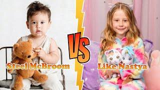 Like Nastya VS Steel McBroom (The ACE Family) Transformation  New Stars From Baby To 2023