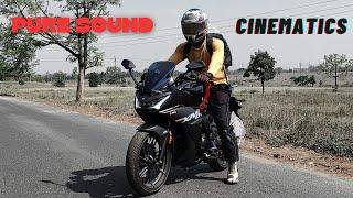 KARIZMA XMR 210 CINEMATIC RIDE & EXHAUST SOUND || ARTIAS VLOGS