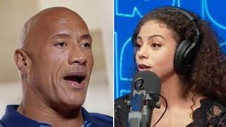 The Rock REACTS To Samantha Irvin Saying She HATED Being A WWE Announcer