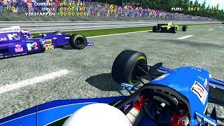 F1 1995 | Bertrand Gachot Onboard | Spa-Francorchamps | Pacific Ford | F1 Challenge 99 02 | HD