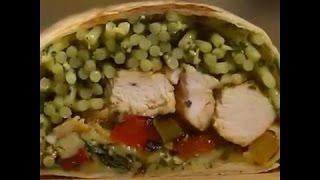 Food Envy - Pesto Chicken Spaghetti Burrito | レシピ - 珍味毎日 | レシピ - 珍味毎日