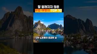 잘 알려지지 않은 유럽 여행지 TOP 10