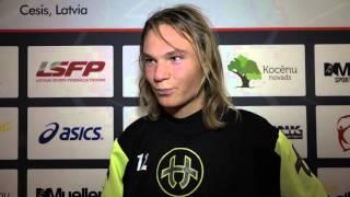 EFC 2015 - PAR (FRA) v NIZ (RUS) Match interviews