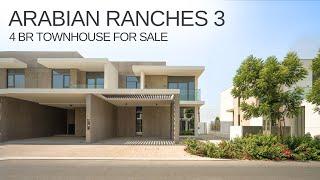 4 BEDROOM TOWNHOUSE FOR SALE IN DUBAI, ARABIAN RANCHES 3, RUBA