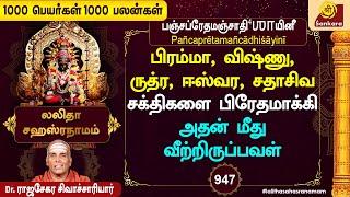 சரீர சௌக்கியத்தை தரும் நாமாவளி | 1000 Peyargal 1000 Palangal | Ep - 947