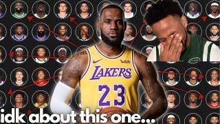 JxmyHighroller Used Data To Find The Closest Player To LeBron In The ENTIRE NBA REACTION