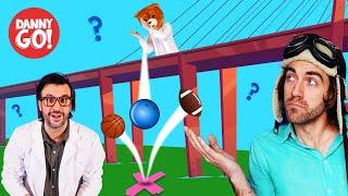 Will It Bounce? Or BUST?  /// Danny Go! Science Experiments for Kids