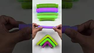 Change colors POP tube Odd-ASMR #poptube #colors #diy #satisfyingvideos #relaxing #creative #oddasmr