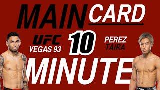 Best UFC Vegas 93 Bets | 10 Min Full Card Breakdown | Perez vs. Taira | UFC Fight Night