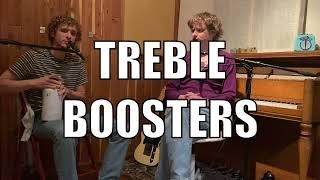 R2R Electric and Analogman Treble Boosters - Madison Square Basement - Podcast Ep.3