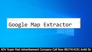 Google Map Extractor | Google Map Data Extractor Free