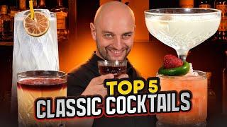 TOP 5 Classic Cocktails You Should Know