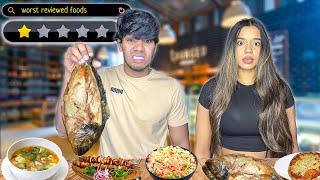 Eating At The Worst Reviewed Restaurants In Melbourne  සිංහල vlog | Yash and Hass