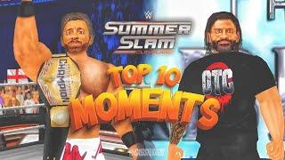 SummerSlam 2024 TOP 10 MOMENTS in Wrestling Empire! | @cxgstudios