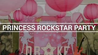 Princess Rockstar Themed Party by Party Dish - Event Styling