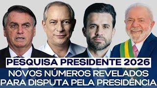 PESQUISA PRESIDENTE: NOVOS NÚMEROS PARA ELEIÇÕES EM 2026