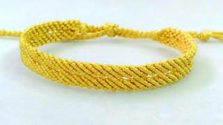 EASY MACRAME BRACELET TUTORIAL FOR BEGINNERS