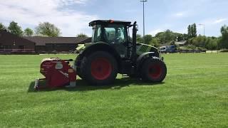 Sports Pitch Maintenance - Deep Tine Aeration