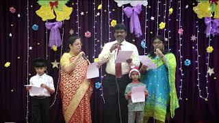 El-Rohie Tamil Church, Doha-Qatar. Christmas Celebration 2021 | Pastor Family Song