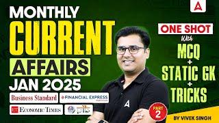 January 2025 Current Affairs | Complete Jan 2025 Current Affairs in One Shot | By Vivek Singh