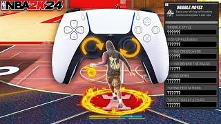 THESE 5 BROKEN DRIBBLE MOVES WILL TURN YOU INTO A DEMON! (NBA 2K24) Dribble Tutorial + Best Sigs