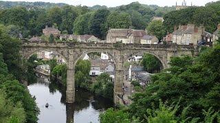 Walking in beautiful Knaresborough Village, (Harrogate) + some sights & sounds around the town.