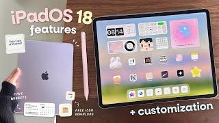 How to customize your iPad!  | NEW iPadOS 18 features, fave widgets, icons + more!