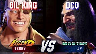 SF6 ▰ OIL KING (Terry) vs DCQ (JP) ▰ High Level Gameplay