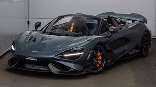 2022 McLaren 765LT Spider - MSO Sarthe Grey - Walkaround + Engine & Exhaust Sound