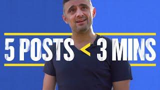 How to Create 5 Posts in Less Than 3 Minutes