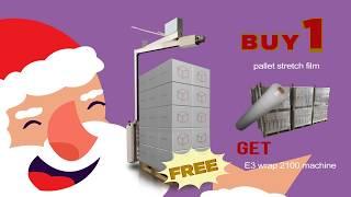 FREE Pallet Wrapper | E3 Wrap 2100 Pallet Wrapping Machine for FREE!