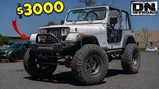 Budget Built Jeep on 40s! 1988 Jeep Wrangler YJ Build