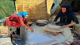 "Amir's Family: Pouring Concrete for the New Home & Fresh Traditional Bread"