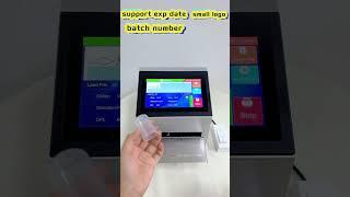 PEKOKO tablet inkjet printer batch codes on small products #automatic  #printer #smallbusiness