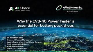 Why the EVd-40 Power Tester is essential for battery pack shops