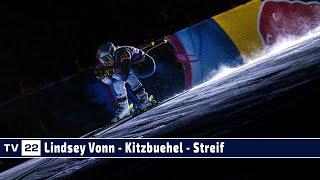 Weltpremiere auf der Streif: Lindsey Vonn auf der schwierigsten Abfahrt der Welt, und das bei Nacht!