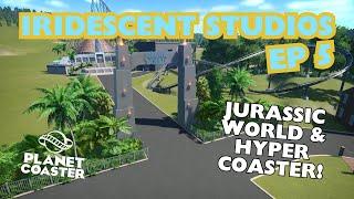 Jurassic World Hyper Coaster! Iridescent Studios! Ep 5! Planet Coaster!