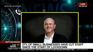 Alan Shannon of Nedbank discusses massive job cuts in small businesses