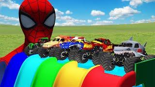 5 Monster Truck COLOR PORTAL GAME