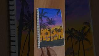 #sunset painting #easypainting #virgobrushmagic