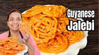 Step By Step Instructions To Make Crispy Jalebi #viralvideo #guyaneserecipe #jalebi #crispyjalebi