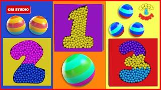 123 go | Counting | 1 To 10 | Preschool Learning Videos | Kindergarten | Numbers for Kids | Numbers