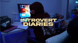 introvert diaries ️ | chill morning routine, organizing my studio, client project, fortnite gaming