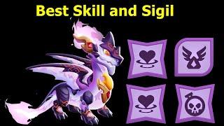 Best sigil Ancient Ikez Dragon-Dragon mania Legends | Level 6 skill and best Best Sigil | DML