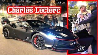 Christmas CARSPOTTING in Monaco! Charles Leclerc and his SF90 XX, LaFerrari, 918...