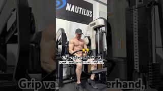 Nautilus Pullover Neutral Grip Hack #nautilus #homegym #garagegym