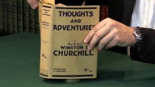 CHURCHILL, Winston S. Thoughts and Adventures. 1932. Peter Harrington Rare Books.