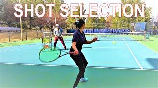 Tennis Shot Selection Drills for Singles – Tennis Lesson with Erica