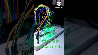 arduino cool light | arduino project | arduino tutorial | arduino led chaser |  #arduino #electronic